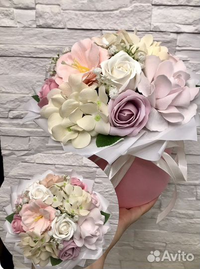 Мыльные розы букеты