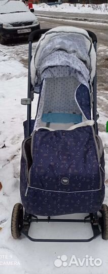 Детские санки коляска