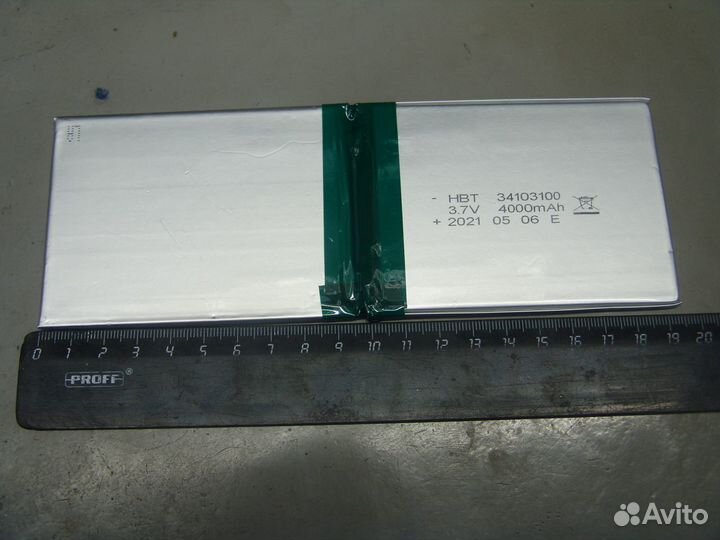 Аккумулятор к планшету digma BQ и др. 3,7В 4000mAh