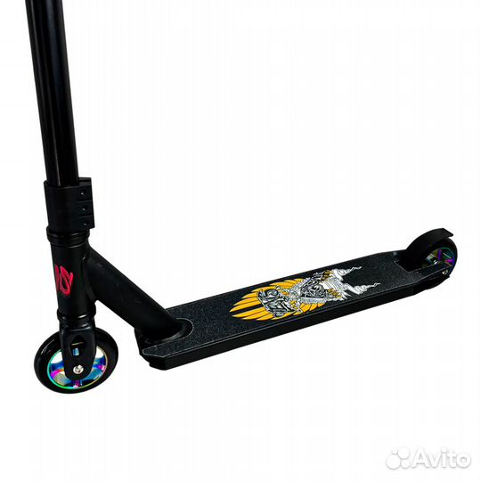Самокат трюковый zevs Black Pantera