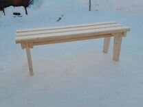 Скамейка деревянная для бани