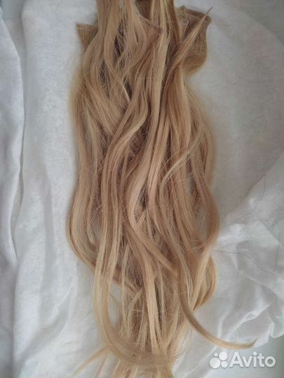 Волосы для наращивания блонд