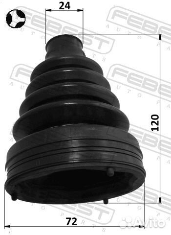 Пыльник шруса внутреннего (комплект) 3215stst F