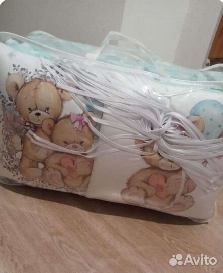 Комплект постельного белья в детскую кроватку