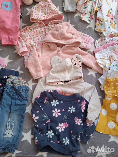 Огромный пакет фирменной одежды 4-8 мес