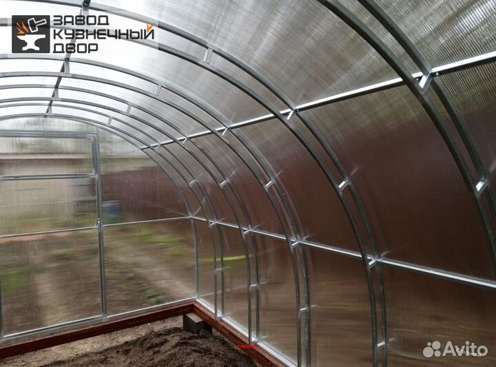 Теплица усиленная Флора Богатырь