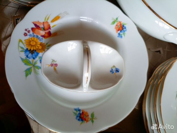 Столовый сервиз на 12 персон Bohemia Чехословакия