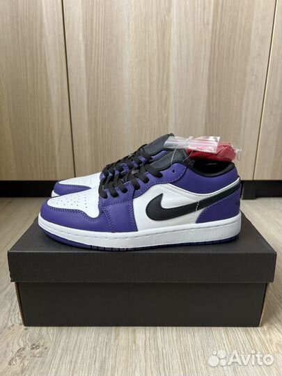 Кроссовки Nike Air Jordan 1 Low Court Purple White