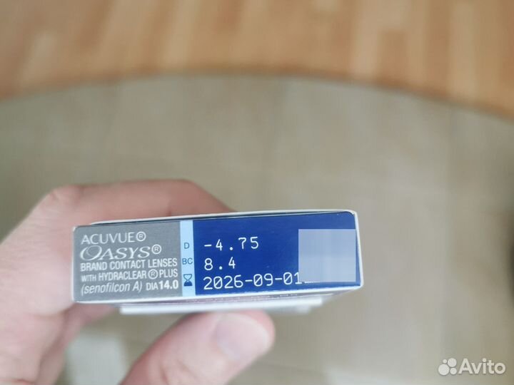 Линзы контактные acuvue oasys - 4.75