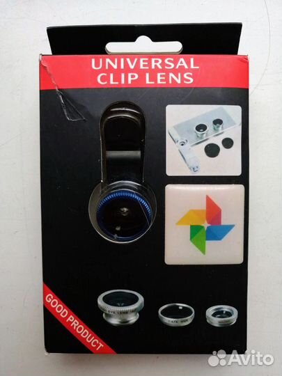 Подсветка для селфи и набор сменных объективов