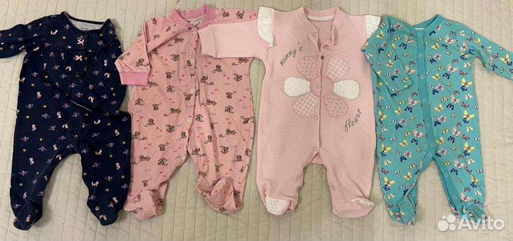 Качественные вещи для девочки 3-6 мес