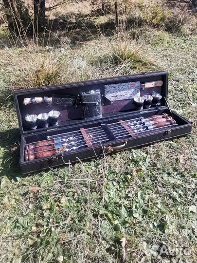 Набор шампуров подарочный