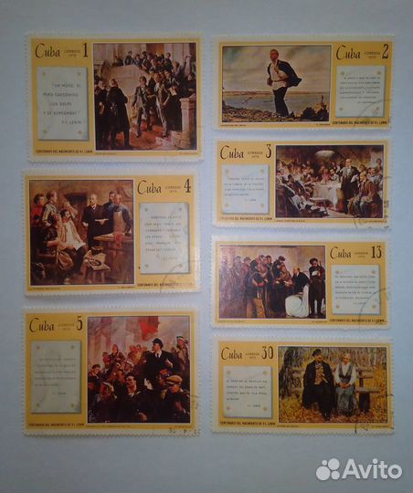 Марки периода СССР (разные страны )