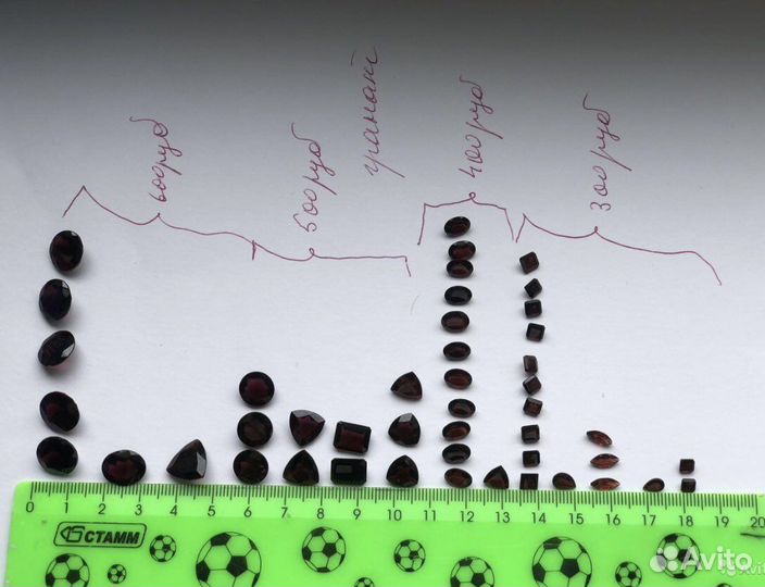 Камни в ассортименте