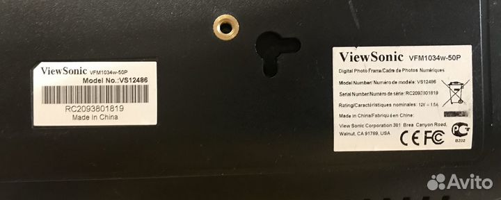 Фоторамка Viewsonic vfm1034w