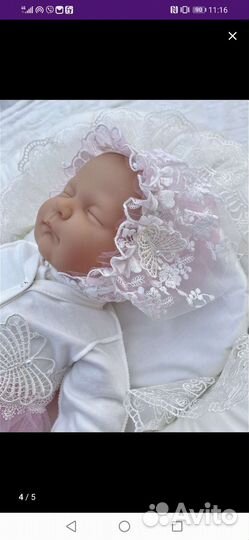 Комплект костюм на выписку с бантом