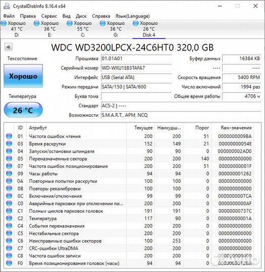 Различные HDD