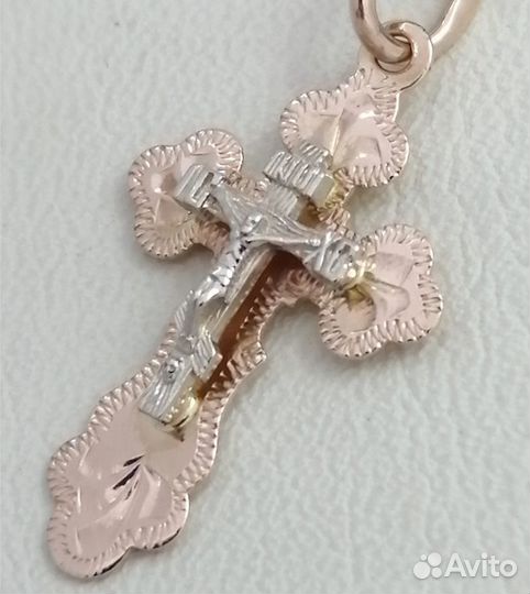 Крест / 0,79г / Золото585