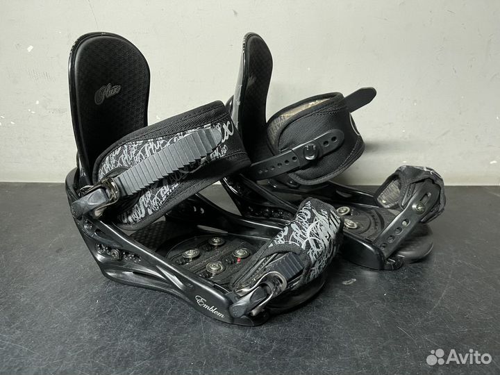 Сноуборд крепления Flux Emblem - L