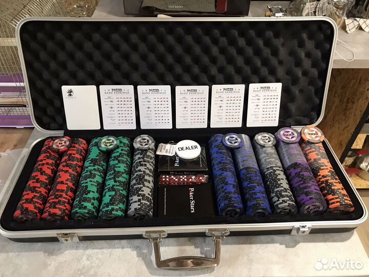 Покерный набор на 500 фишек