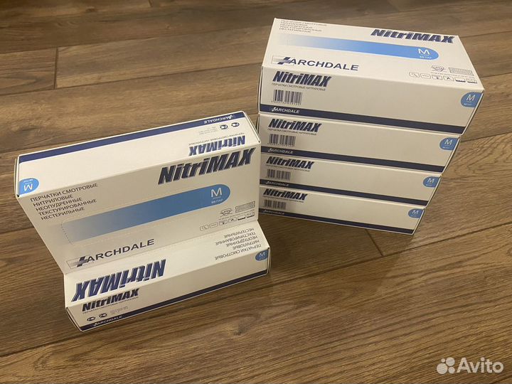 Перчатки нитриловые nitrimax размер m 50 пар