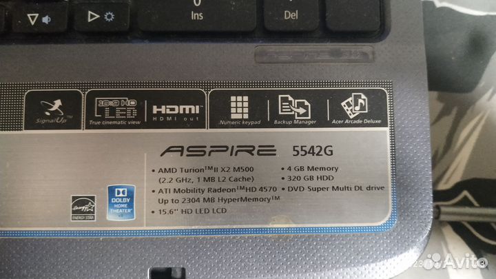 Acer aspire 5542g
