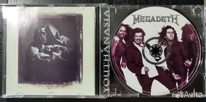 CD диски King Diamond, Megadeth, Ministry, Filter
