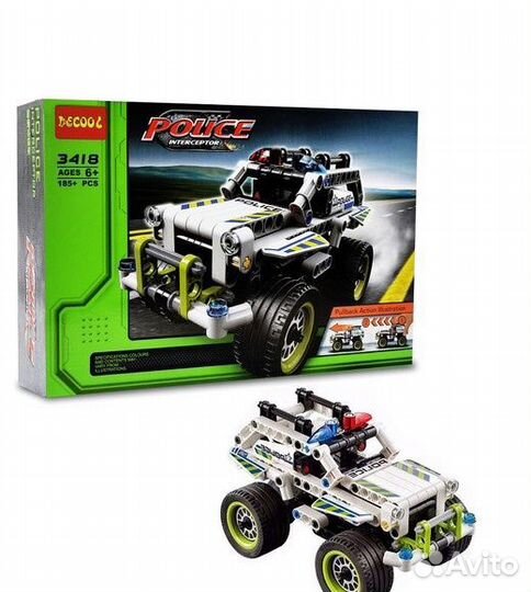 Конструктор Decool Police Полицейский патруль