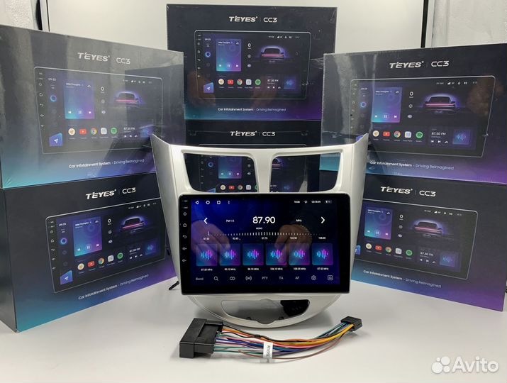 Магнитола на андройде Teyes 4/64 для Hyundai