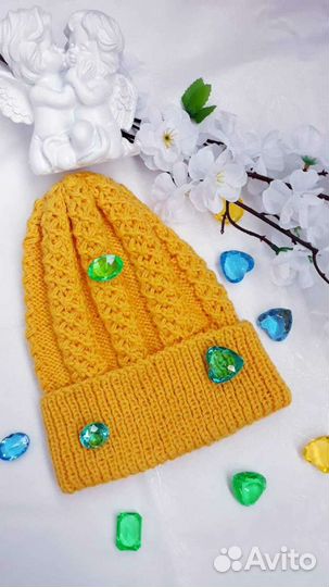 Шапка женская вязаная