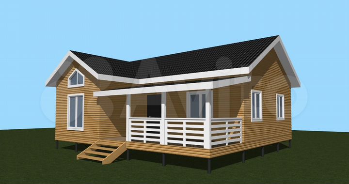 Дом 94 м² на участке 20 сот.