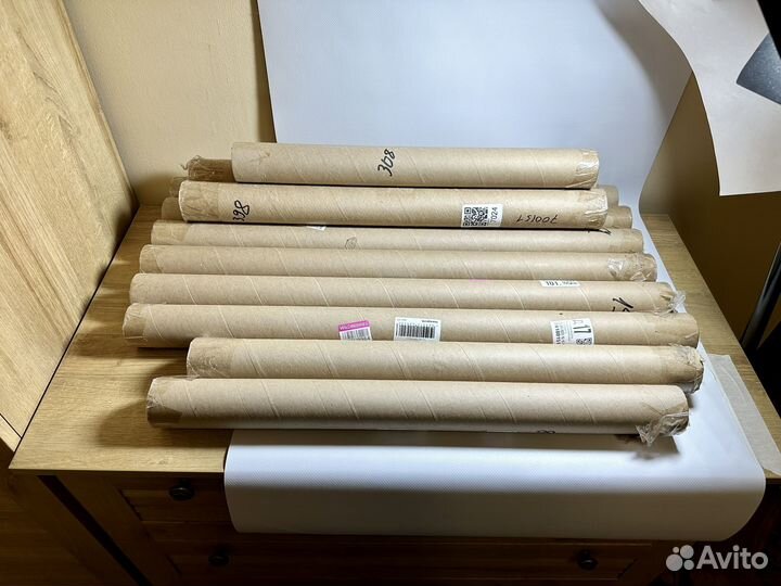 Тубус картонный труба шпуля втулка пакетом