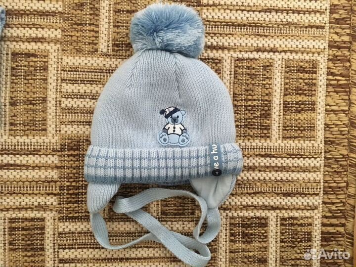 Детские шапочки малыш вяз демисез 36-42р бренд