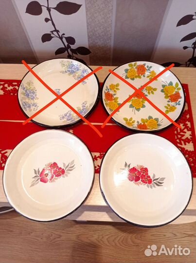 Металлические подносы