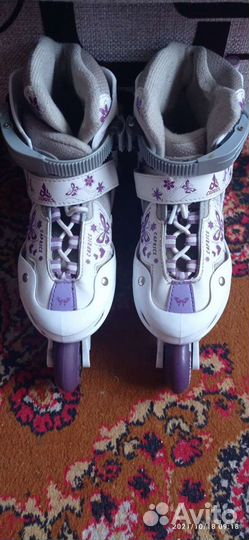 Роликовые коньки детские раздвижные