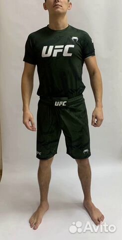 Комплект- (футболка и шорты) UFC Green