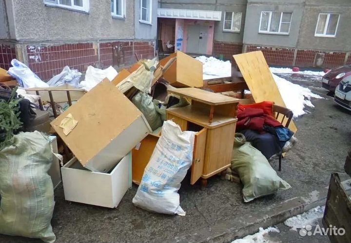 Вывоз старой мебели, книги и прочее. Газель