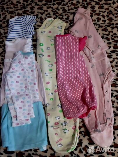 Вещи пакетом на девочку с 0 и до 1года