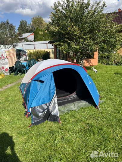 Палатка quechua arpenaz 3xl fresh & black