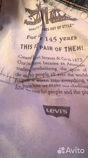 Джинсы levis 502 оригинал не Турция 46размер