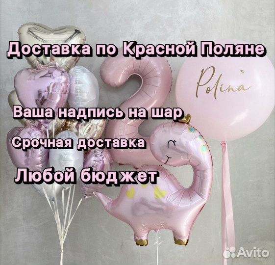 Воздушные шары на день рождение Красная Поляна