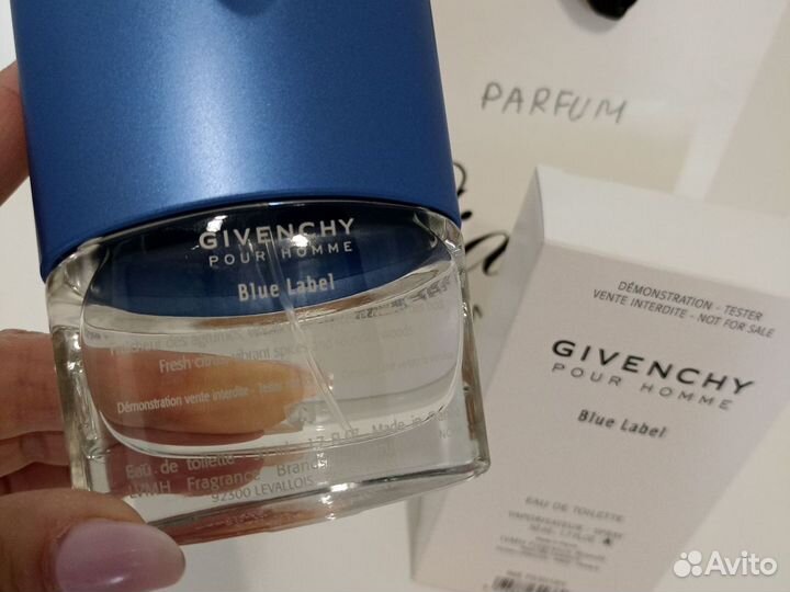 Givenchy blue label оригинал тестер 50 мл
