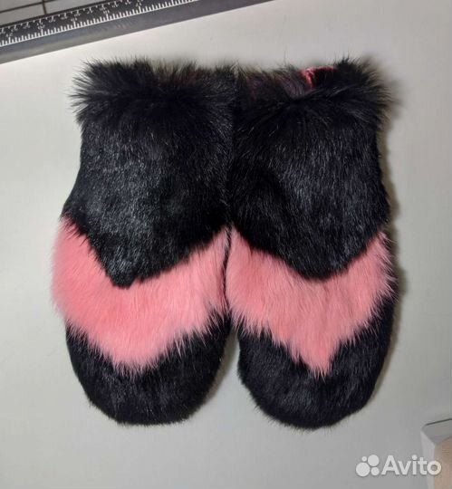 Варежки из кролика