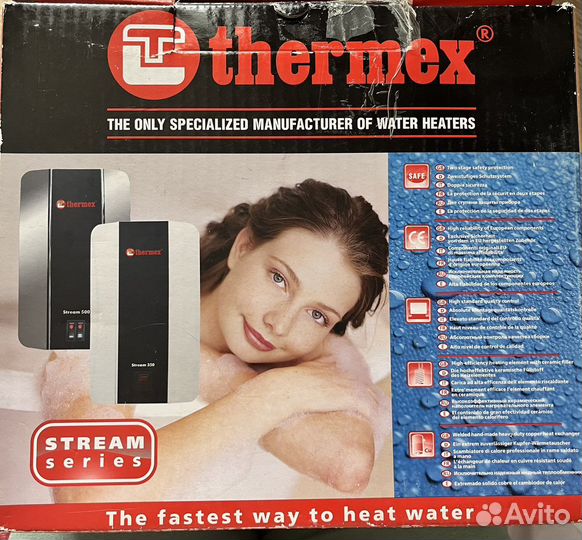 Водонагреватель проточный Thermex Stream350