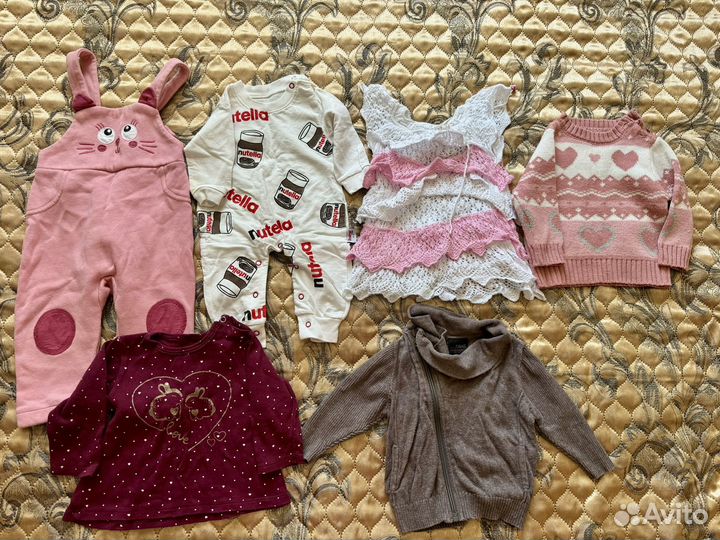 Одежда на девочку пакетом 62/68/74/80