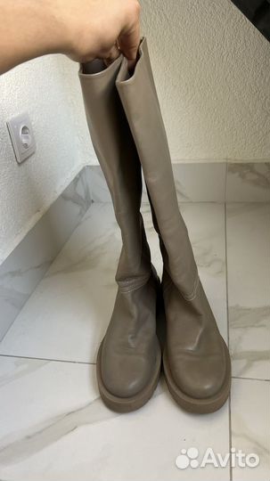 Сапоги трубы zara 38