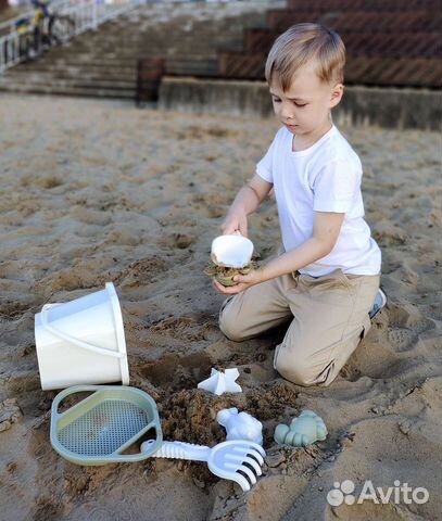 Набор для песочницы, ведёрко, совочек, грабельки