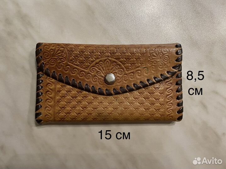 Кошелёк СССР натуральная кожа винтаж