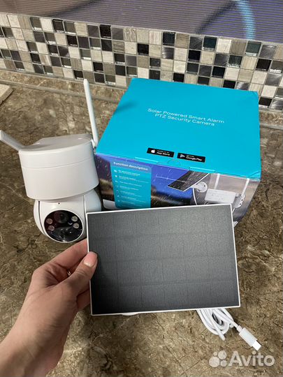 Wi-fi камера на солнечной батарее с аккамулятором