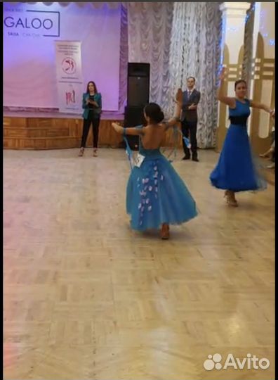 Платье для бальных танцев стандарт